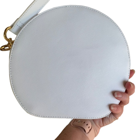 Tommy Hilfiger Saffiano Canteen Crossbody Purse Bag White Women’s NWT - Picture 9 of 14